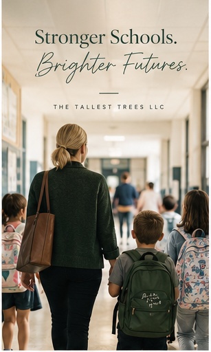 A school hallway with students heading to class